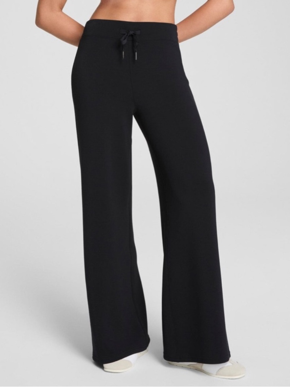 SPANX AirEssentials Wide Leg Pants Black Size 2X Petite